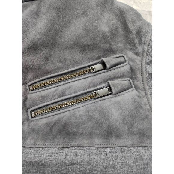 JOHN VARVATOS STEPHEN PUFFER JACKER WATER REPELLENT GREY NWT SMALL - Picture 7 of 10